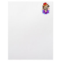 Hobo Clown Head Customized Letterhead