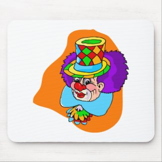 Hobo Clown Head mousepad
