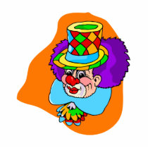 Hobo Clown Head Photo Sculptures