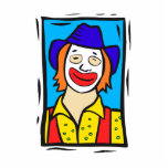 Hobo Clown Acrylic Cut Out