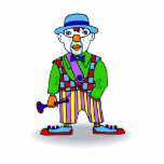 Hobo Clown Acrylic Cut Out