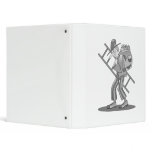 Hobo clown with ladder binders