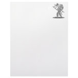 Hobo clown with ladder letterhead design
