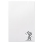 Hobo clown with ladder stationery design