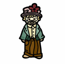 hobo statuary. photo cut out