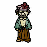 hobo statuary. photo cut out