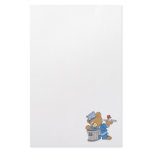 Hobo Teddy Bear Stationery Design
