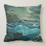 Hobson's Lighthouse by Ave Hurley pillows