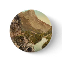 Hochstegtunnel and Planspitze, Austro-Hungary clas Pinback Button