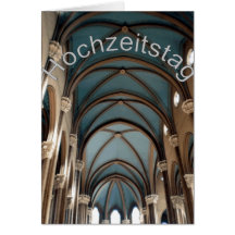 Hochzeitstag - Kirche Greeting Cards