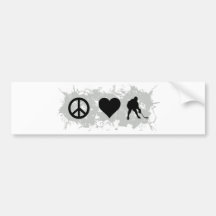 Hockey 2 bumper sticker
