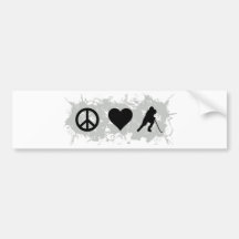 Hockey 3 bumper stickers