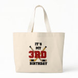 Hockey 3rd Birthday Canvas Bags