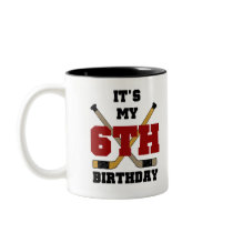 Hockey 6th Birthday Mug