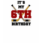 Hockey 6th Birthday Tshirt