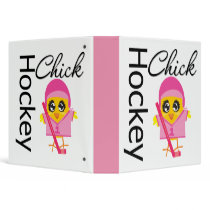 Hockey Chick Binder by chicktshirts Hockey Chick Binder