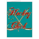Hockey Chick Card