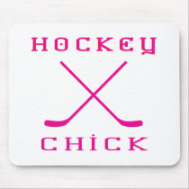 Hockey Chick mousepads