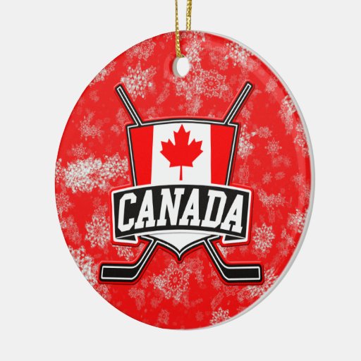 hockey christmas tree ornament canadian flag zazzle hockey christmas tree ornament canadian flag zazzle