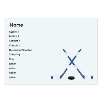 Hockey - Chubby business cards