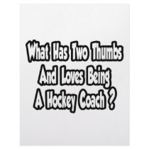 Hockey Coach Joke...Two Thumbs Custom Letterhead
