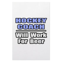 Hockey Coach...Will Work For Beer stationery by hockeycoachshirts Hockey Coach...Will Work For Beer stationery