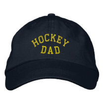 HOCKEY DAD Embroidered Hat embroidered hats by Mom_and_Dad_Stuff HOCKEY DAD Embroidered Hat embroidered hats