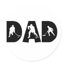 Hockey Dad Gift stickers by Fathers_Day_TShirts Hockey Dad Gift stickers