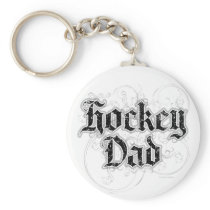 Hockey Dad keychains
