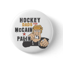 Hockey Dads for McCain Palin Buttons