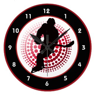 Hockey Design Wall Clock