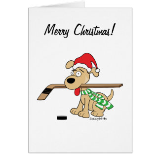 Hockey Christmas Cards, Hockey Christmas Card Templates, Postage ...