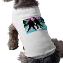 Hockey Duo Face Off Pet Shirt