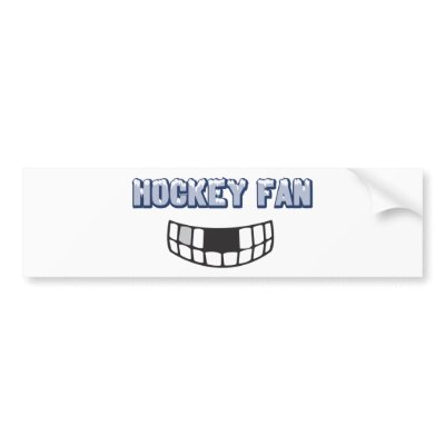 Hockey Fan Bumper Sticker by jasminesphotography