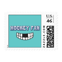 Hockey Fan Postage Stamp (SMALL)