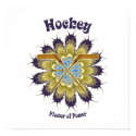 Hockey Flower of Power Print