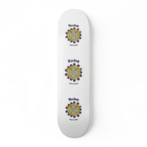 Hockey Flower of Power Custom Skate Board