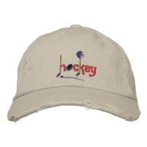 Hockey Fun embroidered hats by Embroidery4U Hockey Fun embroidered hats