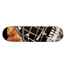 Hockey Gear Grunge Style Custom Skateboard