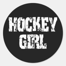 Hockey Girl Hockey Girls Stickers