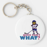 Hockey Girl Key Chains
