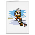 Hockey girl Orange