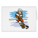 Hockey girl Orange
