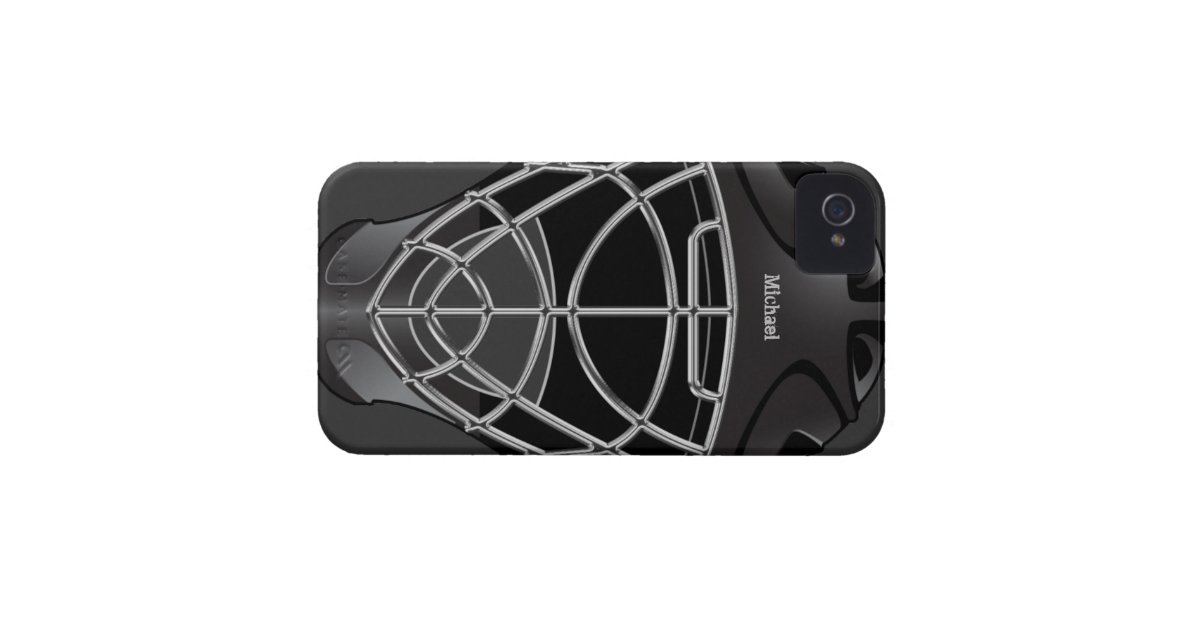 Hockey Goalie Helmet iPhone 4 Case Zazzle