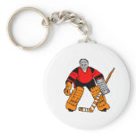 Hockey Goalie Keychain