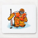 Hockey Goalie Orange