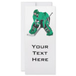 hockey goalie ready custom rack card