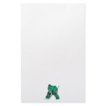 hockey goalie ready stationery paper