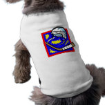 Hockey Helmet & Stick Dog T-shirt