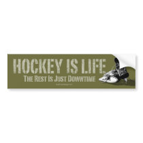 Hockey Is Life bumper stickers